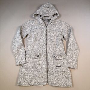 MERRELL Women’s Delilah Full-Zip Long Hoodie Jacket Small Grey Outdoor